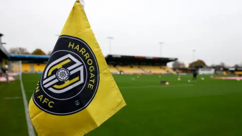Richard Sellers/PA Wire A close up of a corner flag in a football ground ahead of a match at The Exercise Stadium, Harrogate.