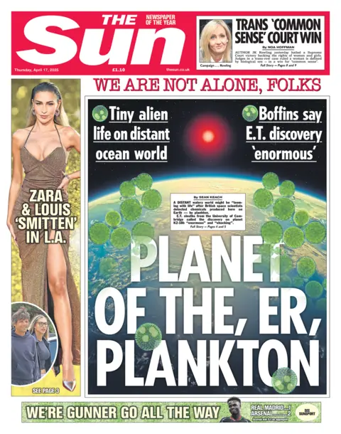 The Sun: Planet of the, er, plankton