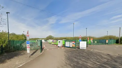 Google Maps Front of the existing March recycling centre