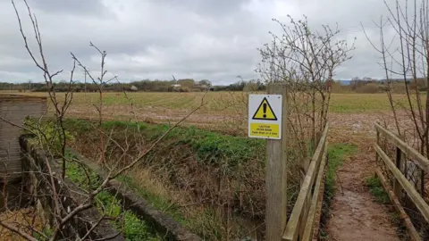 Daniel Mumby Footpath Leading From Church Lane In Ruishton Towards Taunton