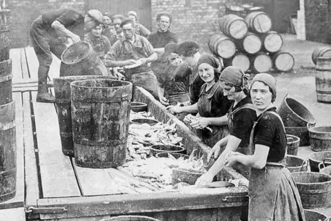 Getty Images Herring gutters