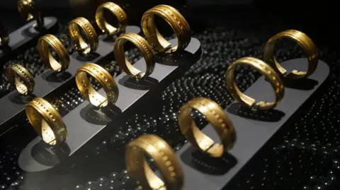 Rings in the collection at the Villena Museum