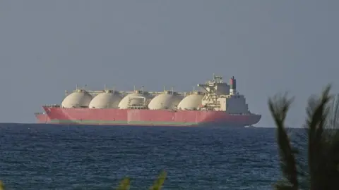 A vessel passing through the Strait of Hormuz