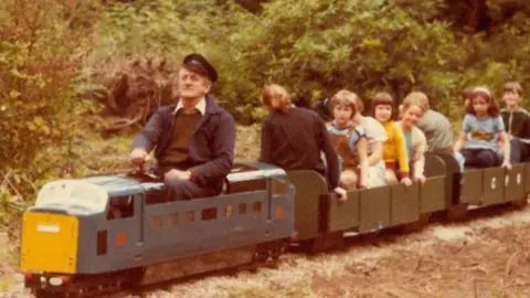 Liverpool City Council Croxteth Park Minature Railway in the past