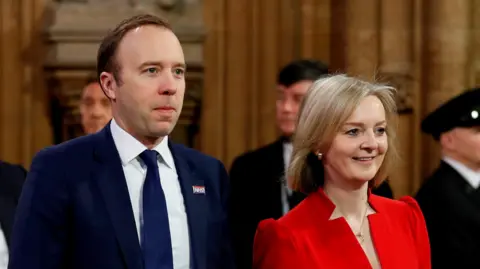 Getty Images Matt Hancock and Liz Truss 