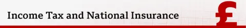 Banner headline that reads Income Tax and National Insurance