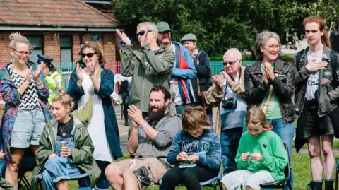 Ibi Feher The crowd at Knowle West fest in 2023