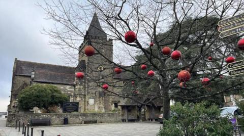 Christmas scene in Midhurst
