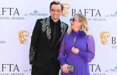 Getty Images David Tennant and Georgia Tennant attend the 2024 BAFTA Television Awards with P&O Cruises at The Royal Festival Hall on May 12, 2024 in London, England.