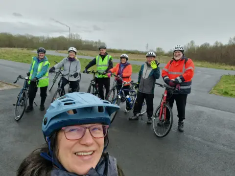 Clyde Cycle Park LEAP group at cycle park