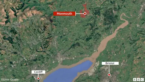 Google Map of Monmouth