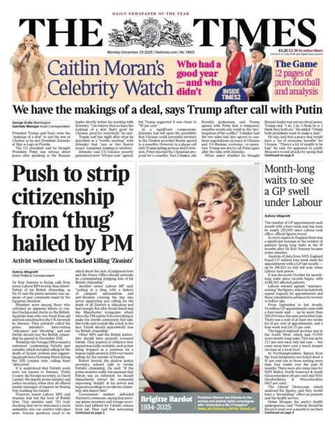  "Push to strip citizenship from 'thug' hailed by PM."