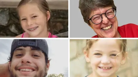 A composite image shows the faces of Renee Smajstrla, Jane Ragsdale, Julian Ryan and Sarah Marsh
