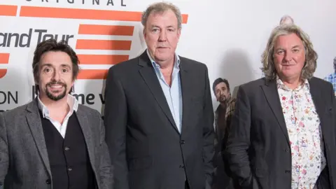 Getty Images Richard Hammond, Jeremy Clarkson and James May