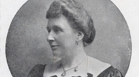 Photograph of Helena Rosa Duncombe Shafto from archives in 1919