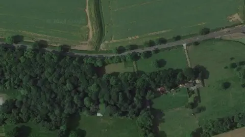 Google Aerial view of the proposed wildlife hospital site