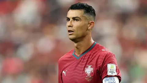 Cristiano Ronaldo in Portugal shirt