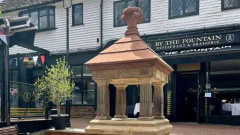 East Grinstead Society East Grinstead drinking fountain in a restored state