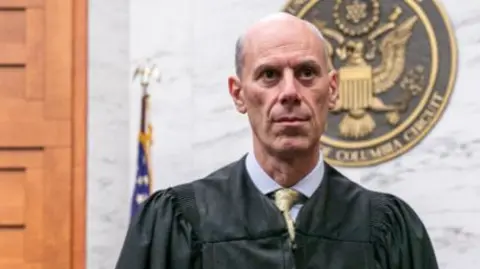 Judge James Boasberg photographed in court