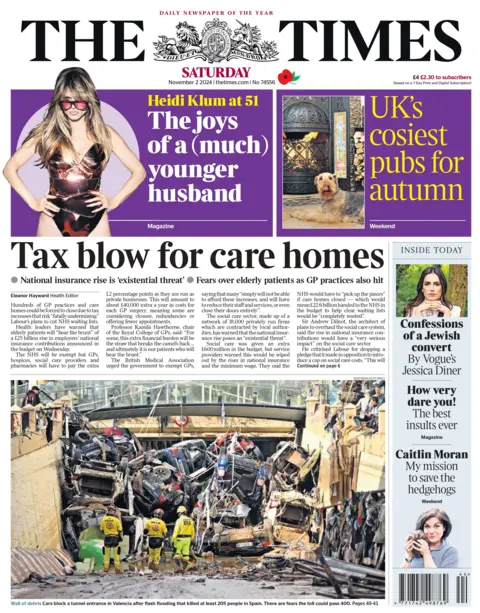 The Times: Tax blow for care homes