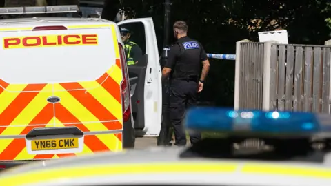 BBC/Oli Constable South Yorkshire Police officers