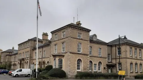 Stock image of North Kesteven District Council offices on East Gate, Sleaford

