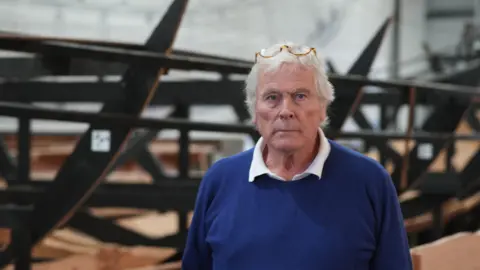 Jamie Niblock/BBC Sean McMillan, trustee and chair of SHSC