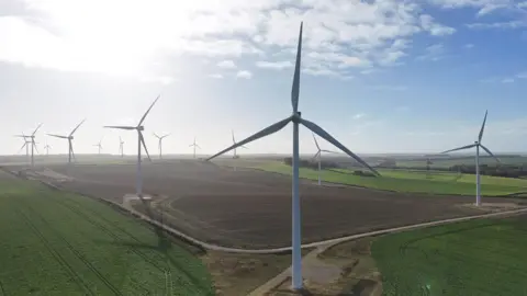 EPA Wind turbines in a field.