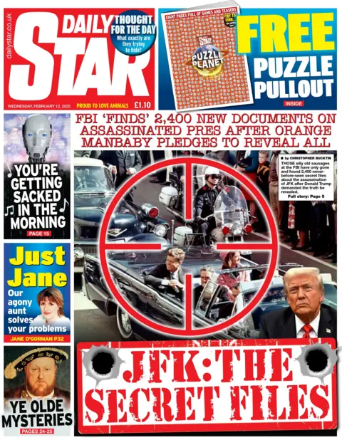 Daily Star: Kennedy Secret Files