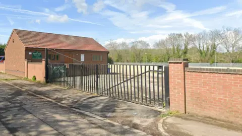 The site of Park View Caravan Park, in Tolney Lane in Newark, Nottinghamshire.
