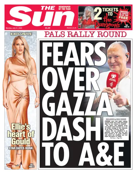  “Fears over Gazza dash to A&E”