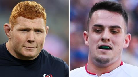 Ulster's Steven Kitshoff and James Hume
