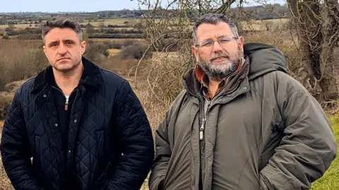 MK Conservatives Milton Keynes North MP Ben Everitt and councillor Peter Geary