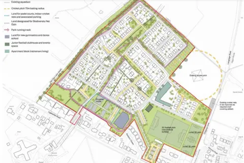 Steel Work Construction Limited Plans for the sports village by Steel Work Construction Limited
