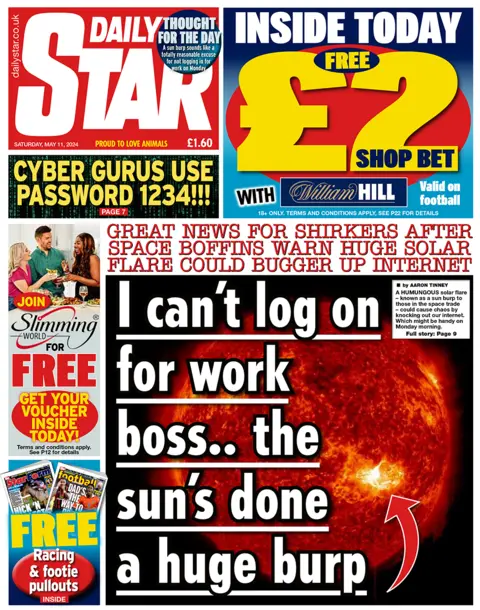 Daily Star front page