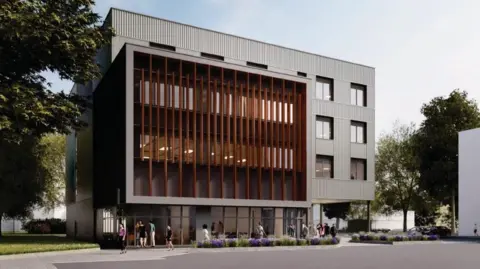 Bond Bryan The proposed new Crawley College block