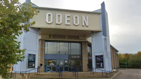 Google The front of the Odeon cinema in Kettering