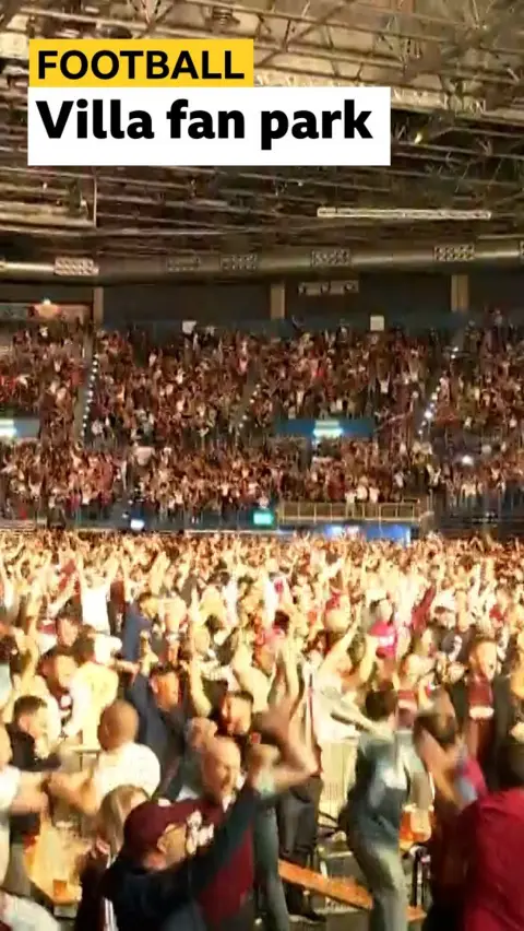 Villa fan park celebrate