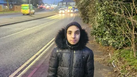 Safa Ibrar wrote a letter to Sandwell Council about the dangerous road back in 2023