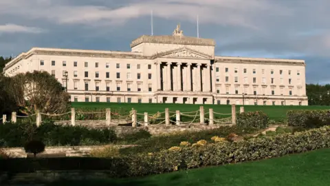 Autumn image of Parliament Buildings, taken October 2023.