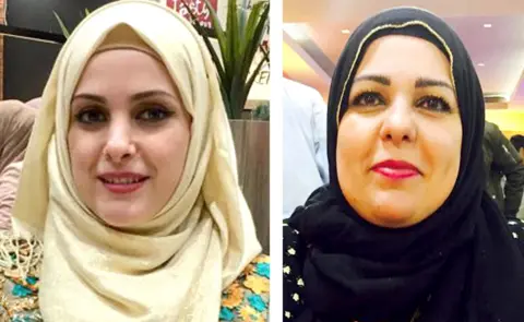 West Midlands Police/PA Raneem Oudeh (l) and her parent  Khaola Saleem (r)