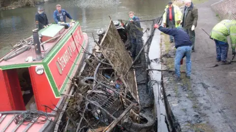 BCN Society Recovered rubbish from a previous clean-up event