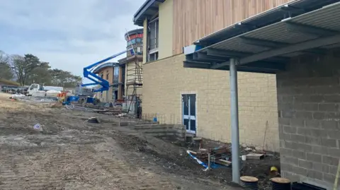 BRADDAN COMMISSIONERS Community centre under construction