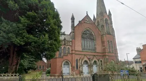 A street view of Beeston Methodist Church