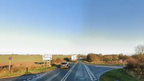 Google street view of the A15 Snitterby junction