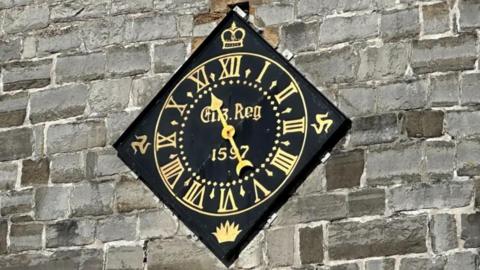 Castle Rushen clock face