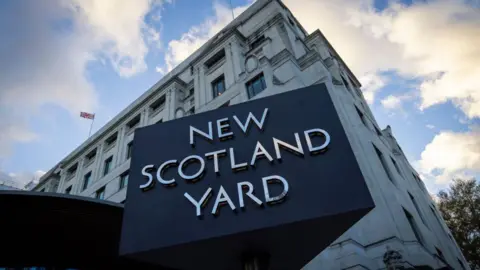 Getty Images Scotland Yard sign