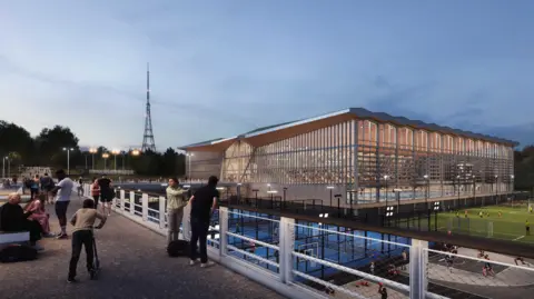 Mayor of London CGI of the planning for Crystal Palace National Sports Centre