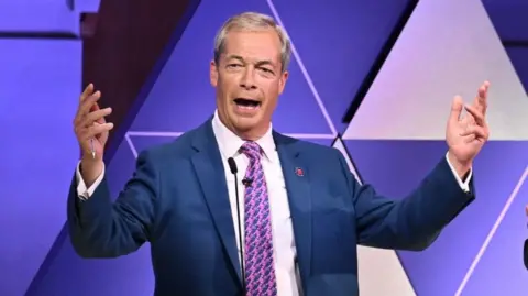 Nigel Farage during Friday's debate