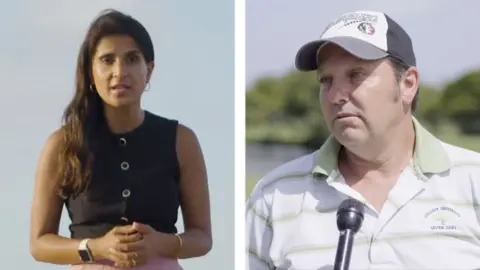 Nomia Iqbal on the left and Bradley Allen on the right.